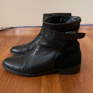Freda Salvador Black Leather Boots